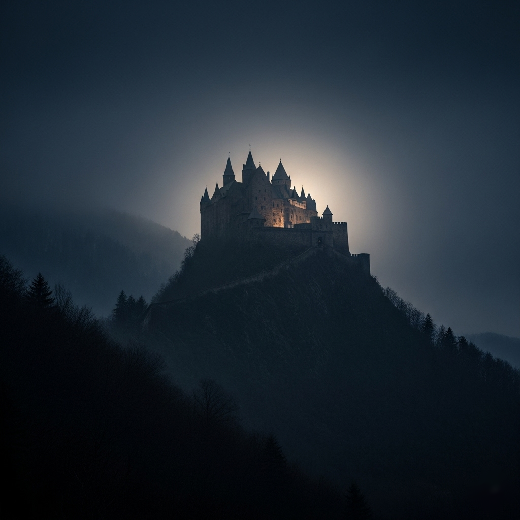 Castle on a mountain